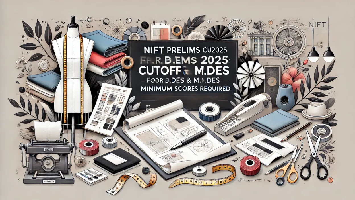 NIFT Prelims Cutoff 2025 for B.Des & M.Des: Minimum Scores Required