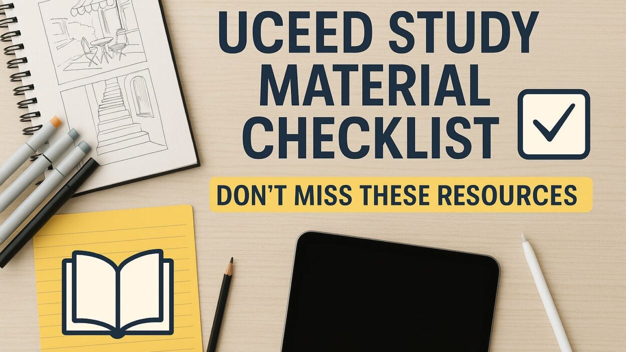 UCEED Study Material Checklist: Don’t Miss These Resources