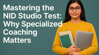 Mastering the NID Studio Test: Why Specialized Coaching Matters