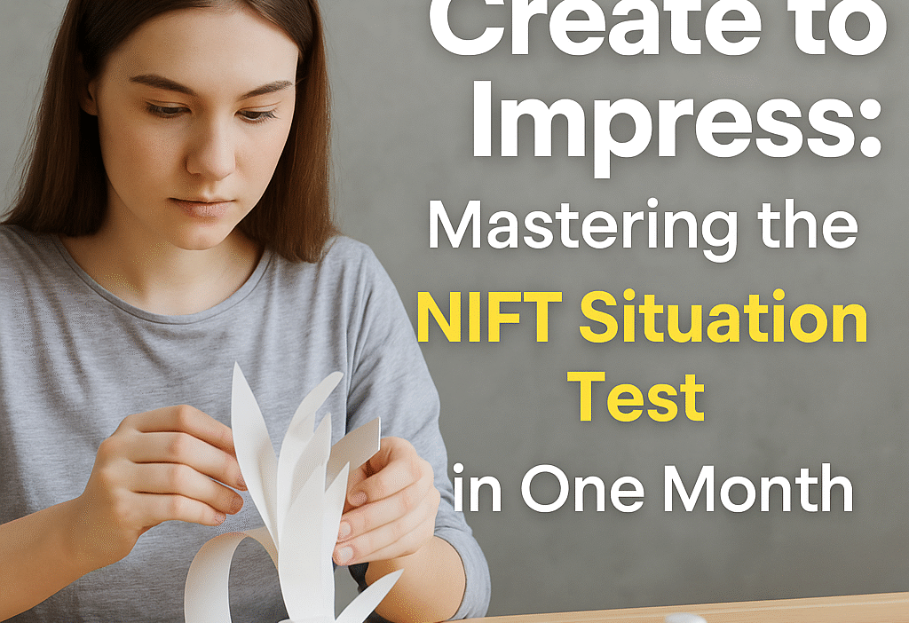 Create to Impress: Mastering the NIFT Situation Test in One Month
