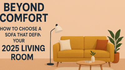 Beyond Comfort How to Choose a Sofa That Defines Your 2025 Living Room